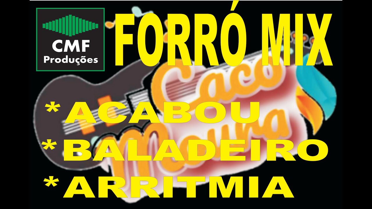 KARAOKE - FORRÓ MIX - ACABOU, BALADEIRO, ARRITMIA