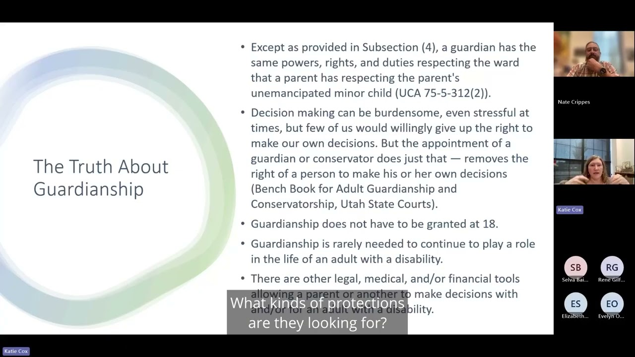 Guardianship and Alternatives Presentation
