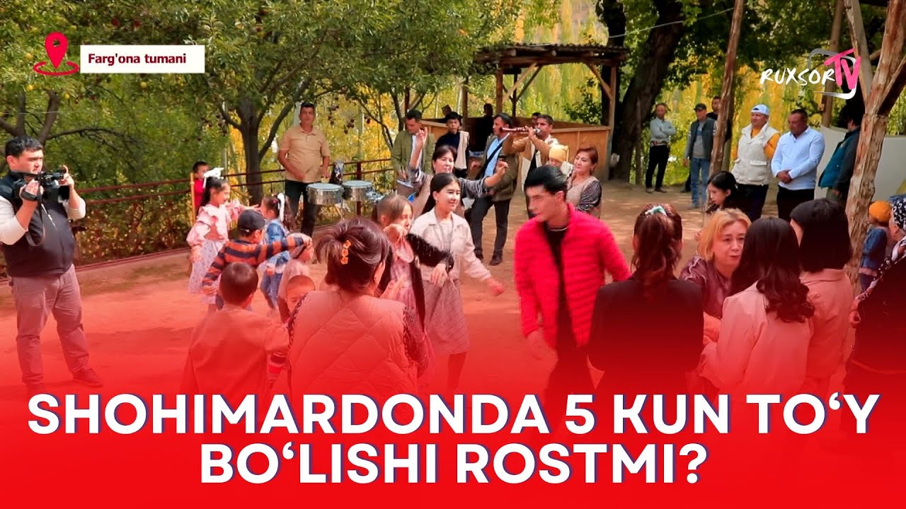 SHOHIMARDONDA 5 KUN TO'Y BO'LISHI ROSTMI?
