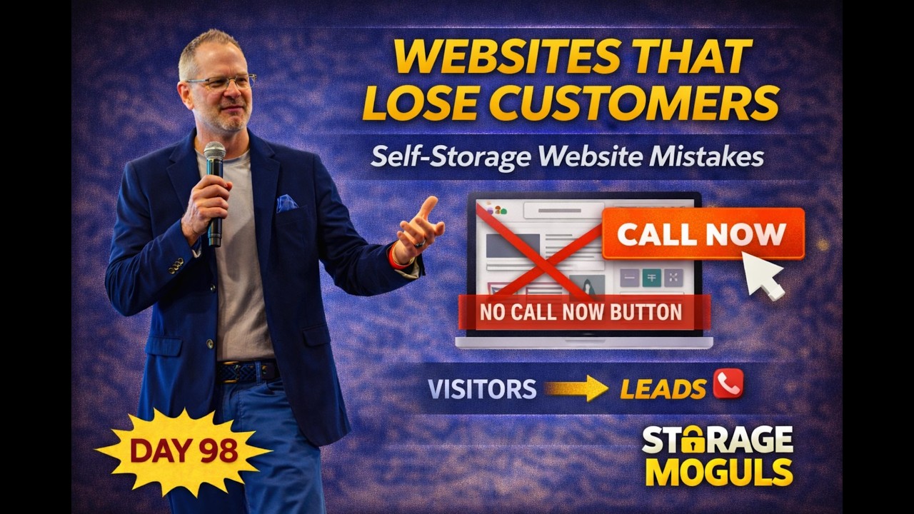 Day 98: Why Most Self Storage Websites Lose Customers