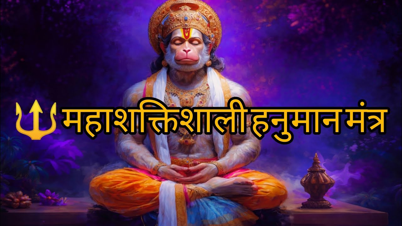 🔱 महाशक्तिशाली हनुमान मंत्र #hanuman #bajan #song #viral #viralvideo 