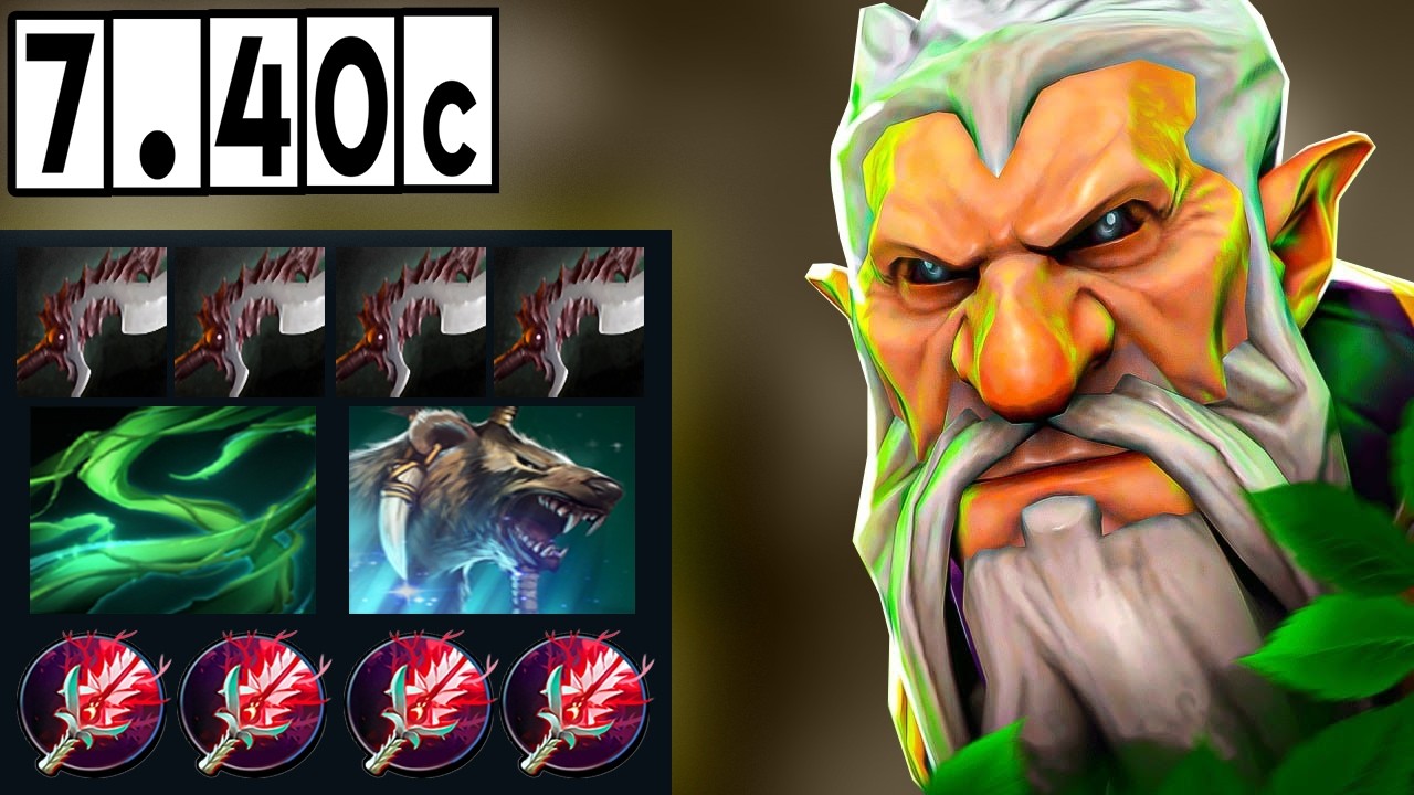 Lone Druid - Mid Lane VS. Puck [Full Match Gameplay Dota 2] 7.40c