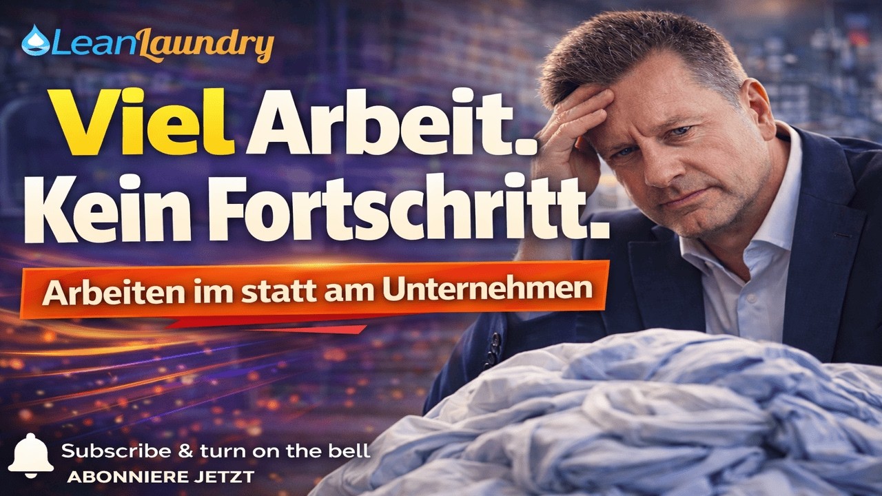 Engpass im Wäschereibetrieb: Warum Sie trotz 12-Stunden-Tag nicht vorankommen