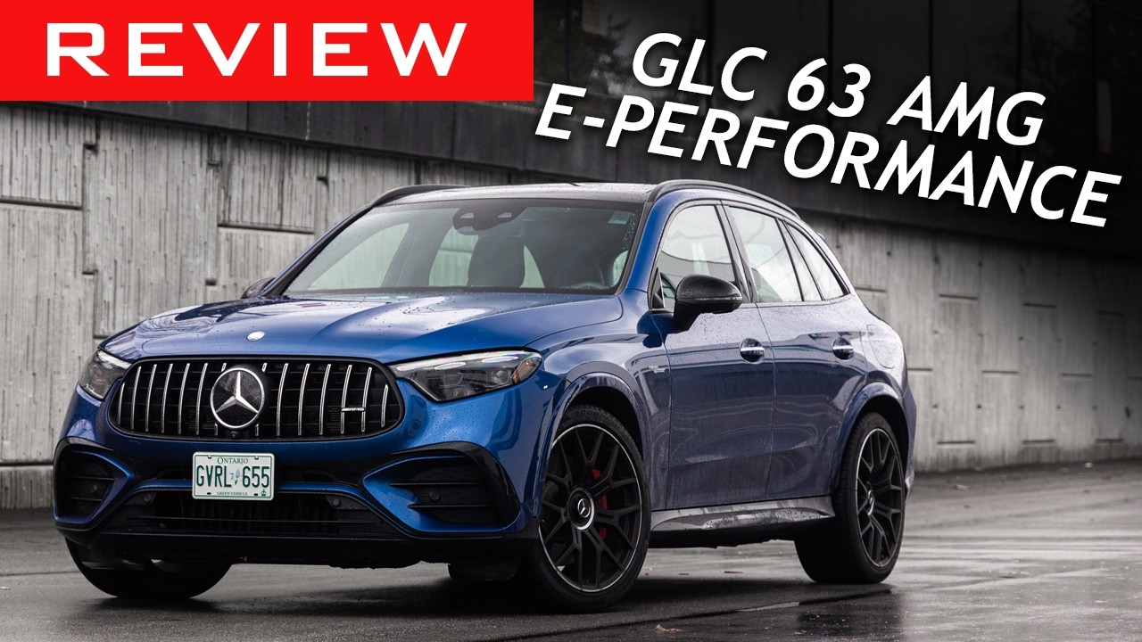 Mercedes-Benz GLC 63 AMG S E-Performance 2026 года в цвете 𝟰𝗞 / Семейный внедорожник с технология...