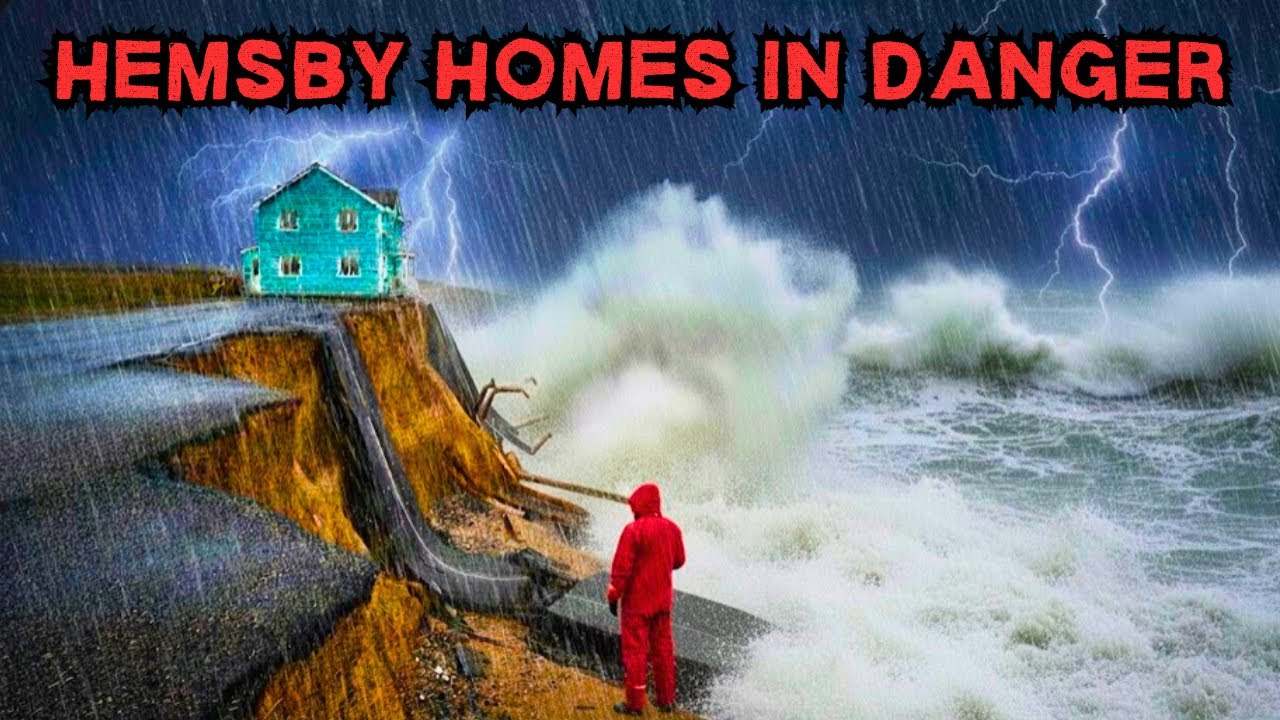 ROADS STILL FALLING! 🌊🚜 | Hemsby New Defences & Gates | Coastal Erosion Update | WFA Explore