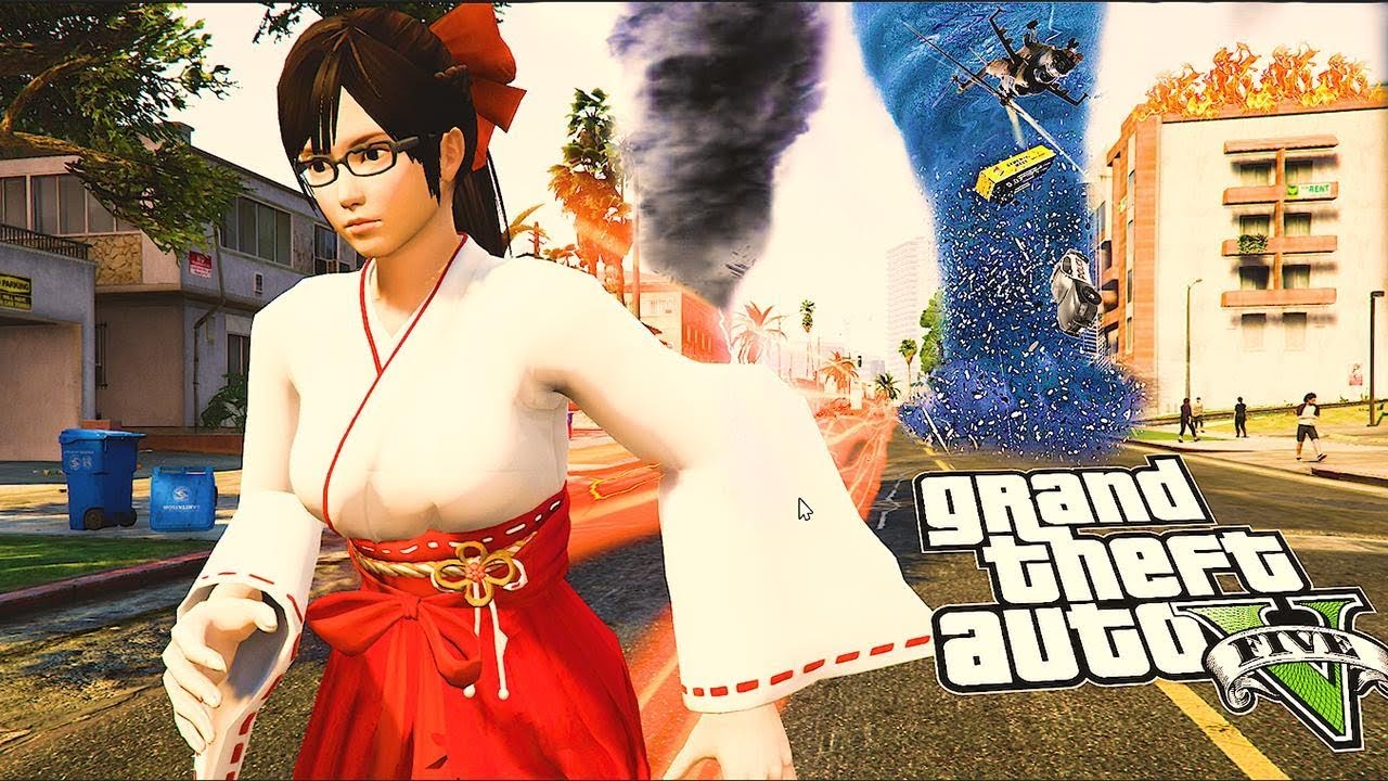 Nữ Sinh Nhật Bản siêu Cute lần đầu tiên đến Mỹ | GTA 5 Mods | Big Bang