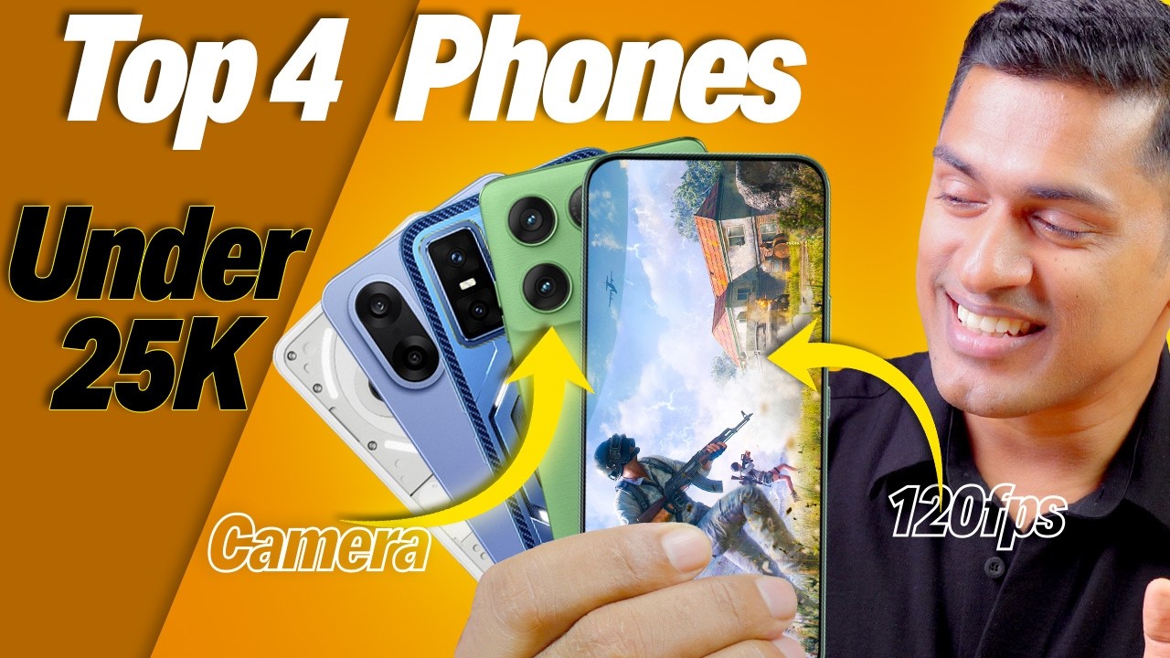 Best Phones Under 25K. Best Gaming Phones under 25K. Best Camera Phones under 25K. Best all rounder.