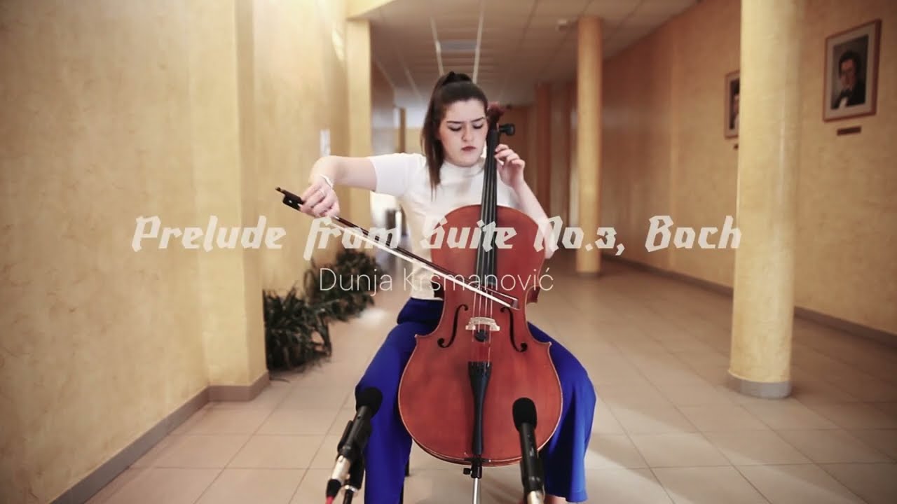 Dunja Krsmanovic - J. S. Bach: Prelude (from Suite No. 3)