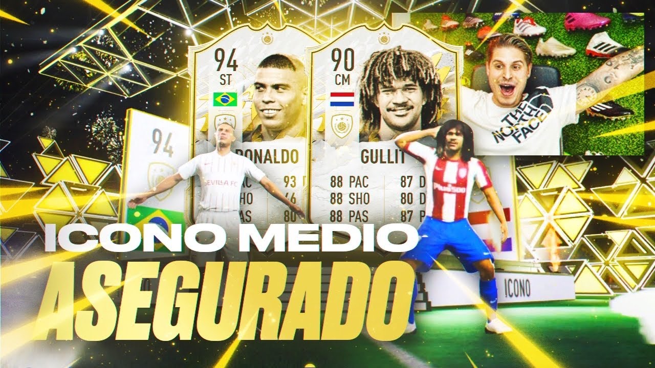 ABRO MUCHOS ICONOS MEDIO ASEGURADO Y SACO A RONALDO NAZARIO Y GULLIT!! | FIFA 22