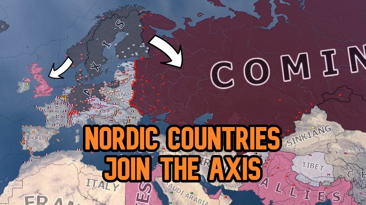 What If The Nordic Countries Joined The Axis? | HOI4 Timelapse