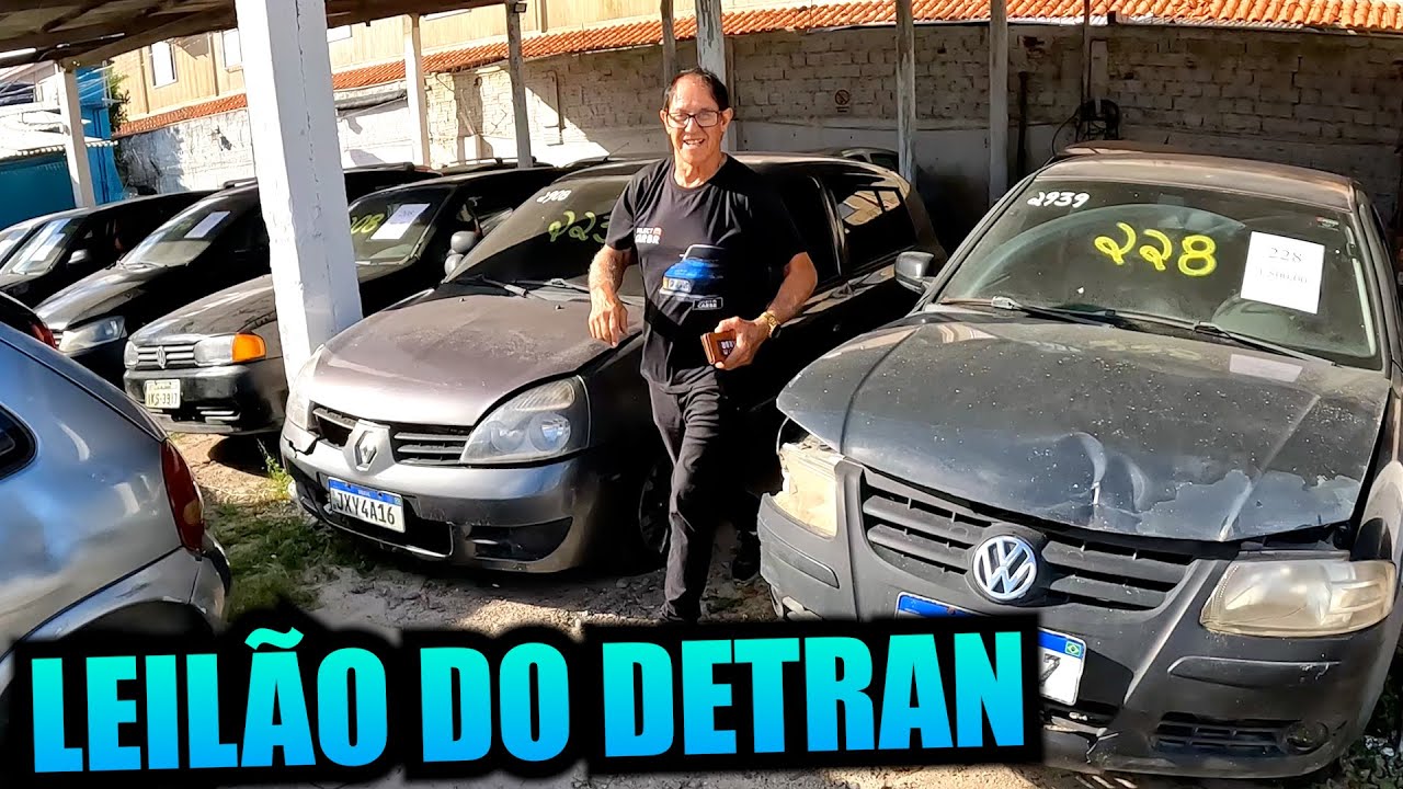 VISITAMOS UM LEILÃO COM CARROS E MOTOS A PARTIR DE R$75,00!