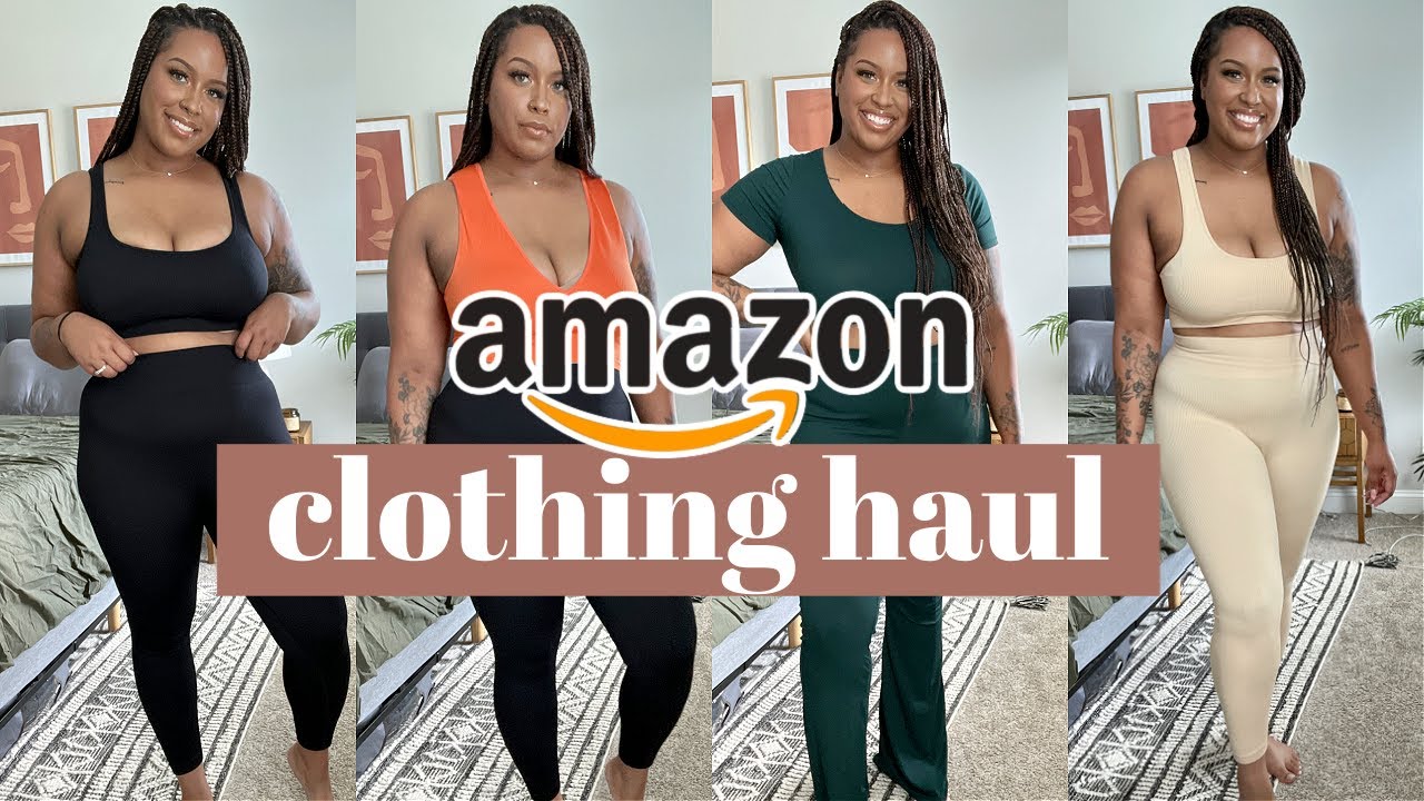 AMAZON MATCHING SETS AND TANK TOPS | END OF SUMMER FASHION HAUL | PLUS SIZE | SIZE 16 | TALL XL/XXL
