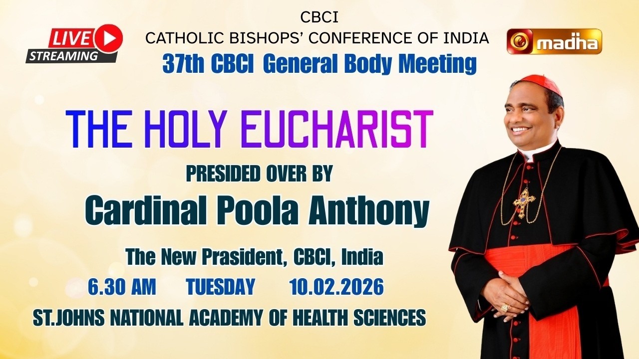 THE HOLY EUCHARIST | THE NEW PRASIDENT, CBCI, INDIA | 🔴 LIVE 6.30 AM | 10 FEB 2026 |  @Madhatvlive ​