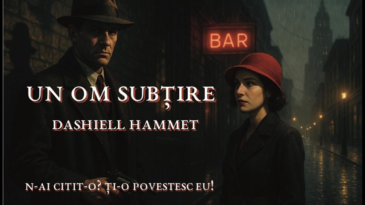 UN OM SUBȚIRE de Dashiell Hammett | Crimă, minciuni și moșteniri false | Carte polițistă povestită