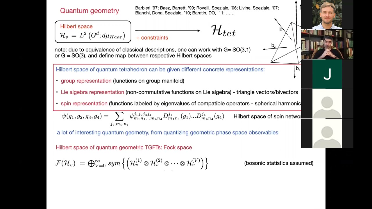 Daniele Oriti - Tensorial group field theories: quantum geometry and emergent cosmology