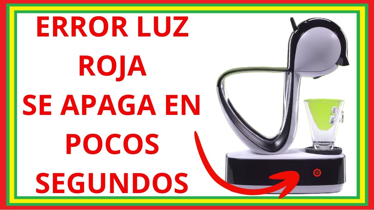 Krups infinissima NO ARRANCA, PARPADEA EL LED ROJO 3 VECES