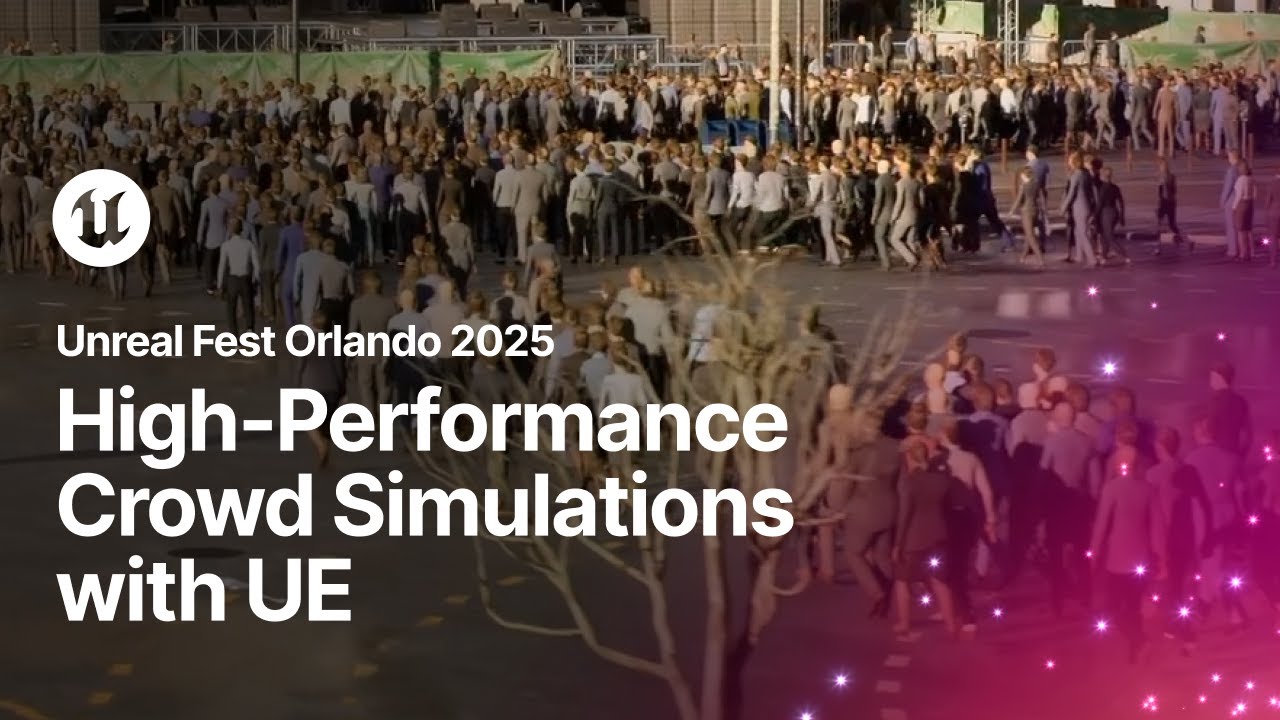 TerraCrowds in Action: High-Performance Crowd Simulations with UE | Unreal Fest Orlando 2025