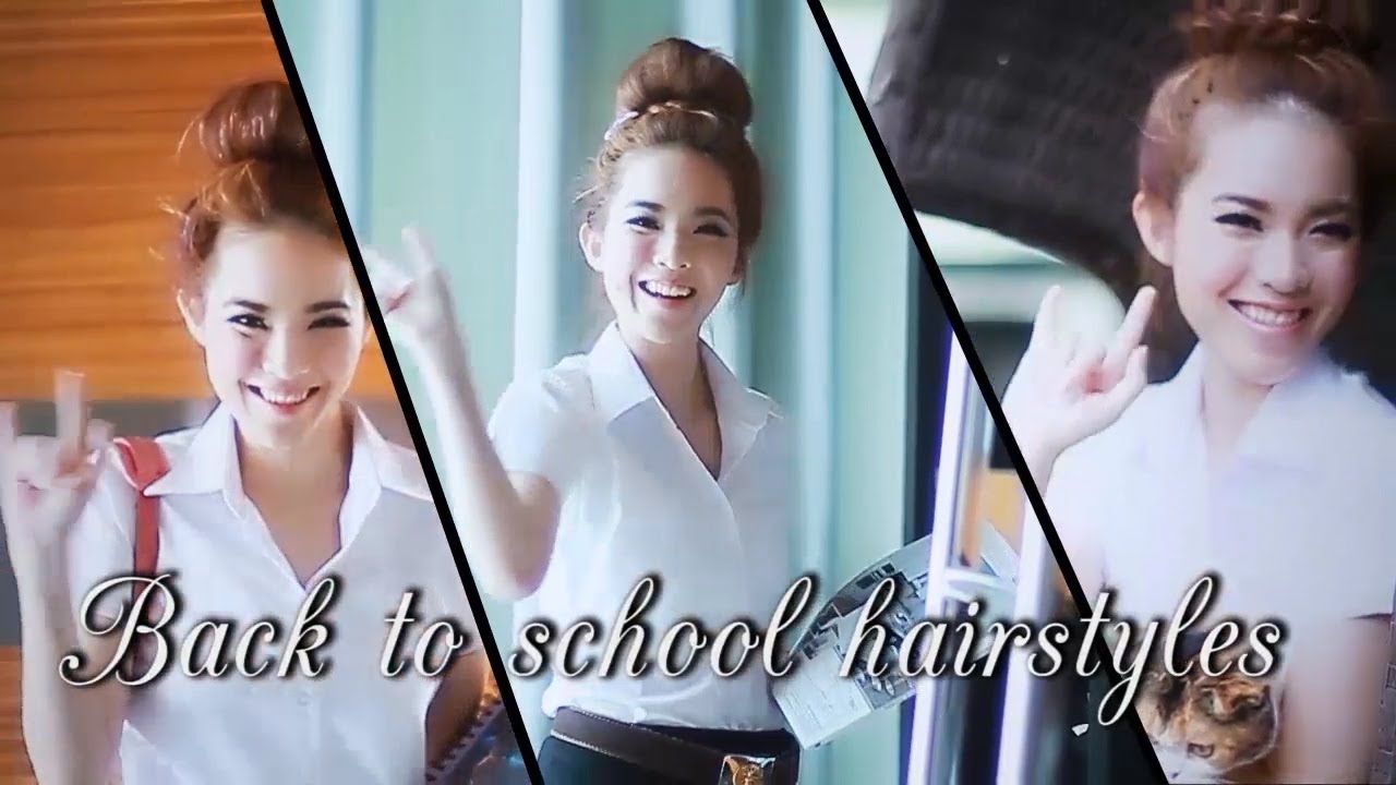 ทำดังโงะ 3 สไตล์ไปเรียน ,Updo By Buablink