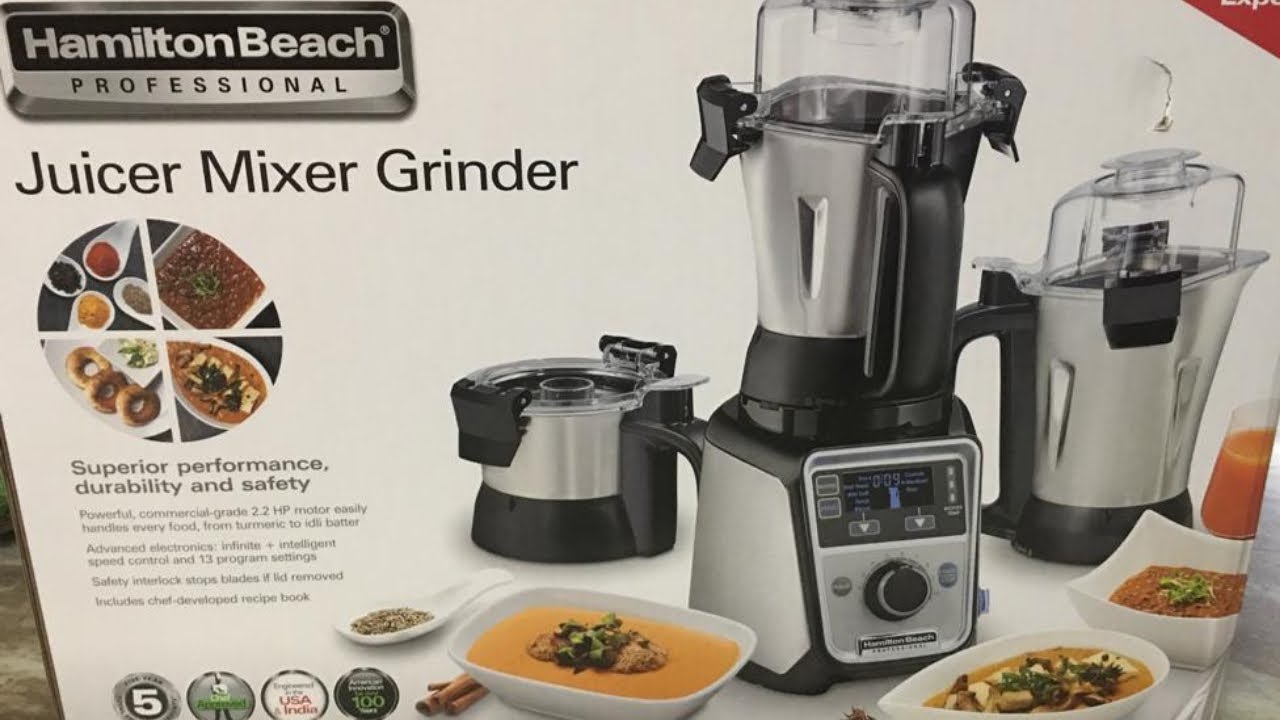 வேற லெவல் mixer grinder- review -How to use Hamilton Beach mixer grinder -unboxing |Live with food|