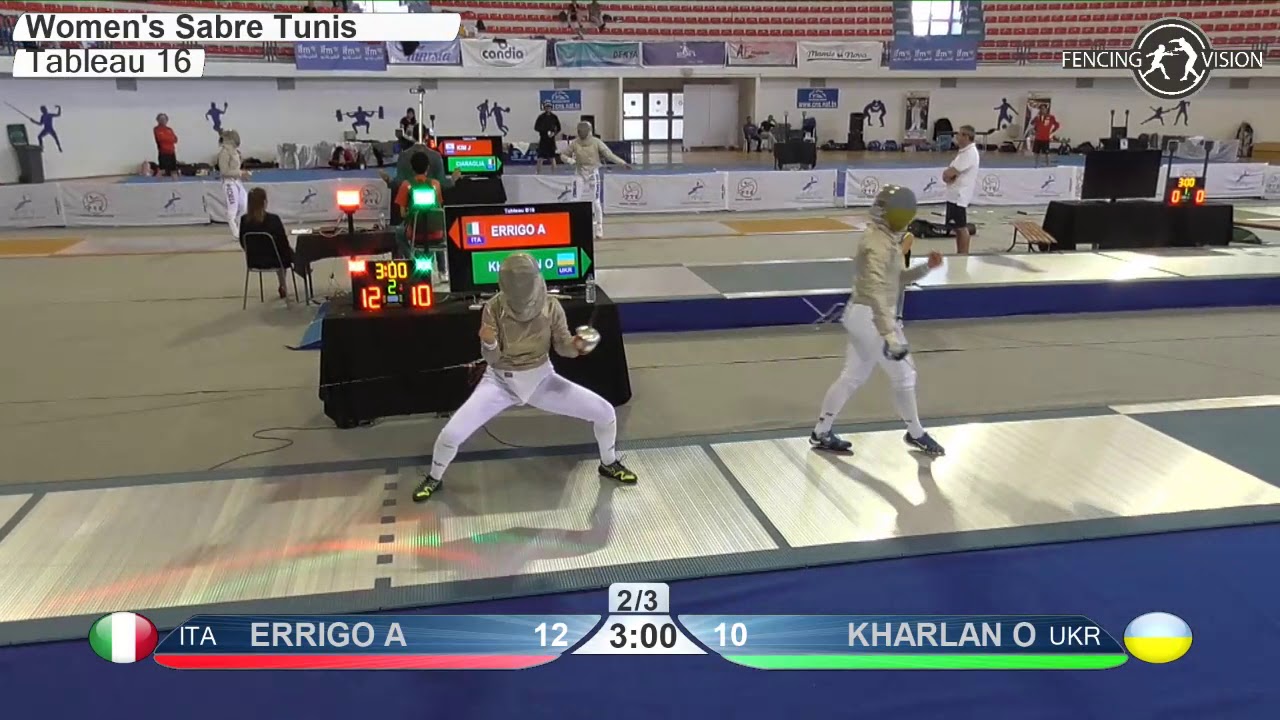 FE 2018 471 T16 01 F S Individual Tunis TUN WC BLUE KHARLAN UKR vs ERRIGO ITA