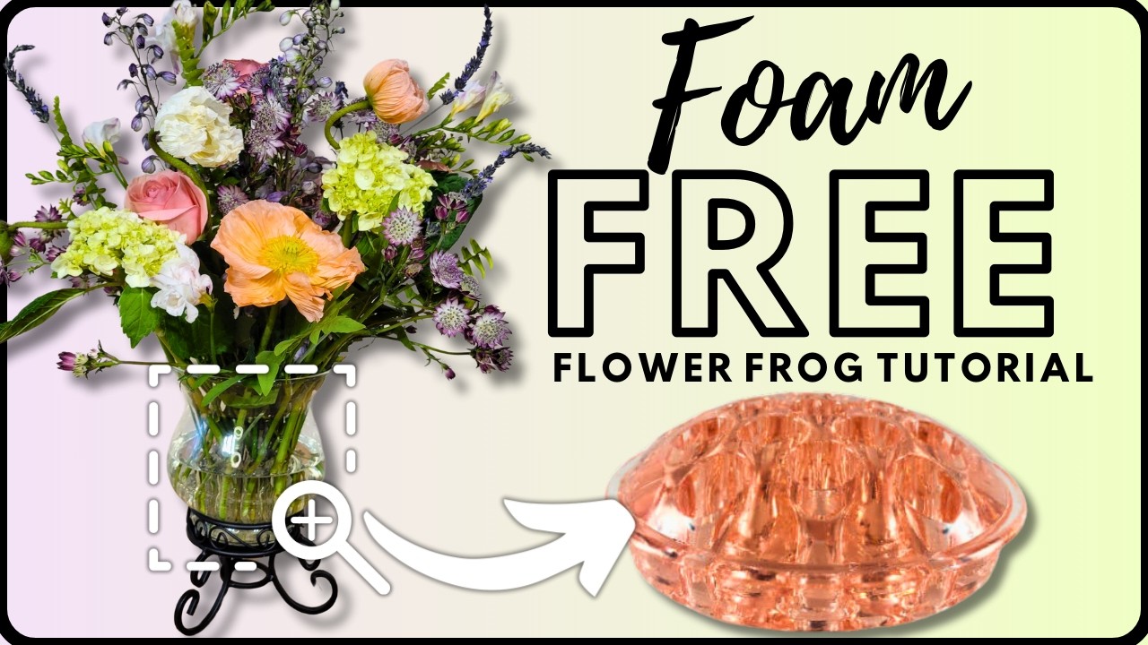 Foam Free Floral Design: How to Use a Flower Frog for Stunning Arrangements