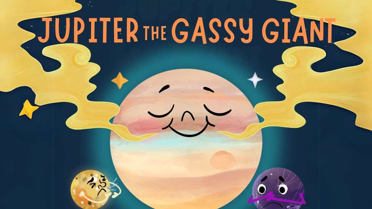 🪐 Jupiter the Gassy Giant: A Funny Solar System Book for Kids about the Chemistry of Planet Jupiter!