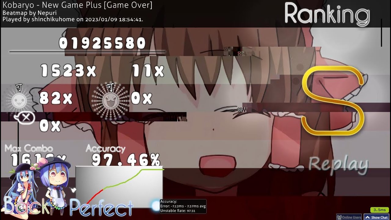 osu!taiko Kobaryo - New Game Plus [Game Over] S