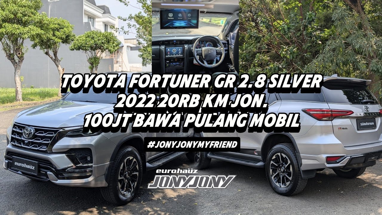 TOYOTA FORTUNER GR 2.8 SILVER 2022 20RB KM JON