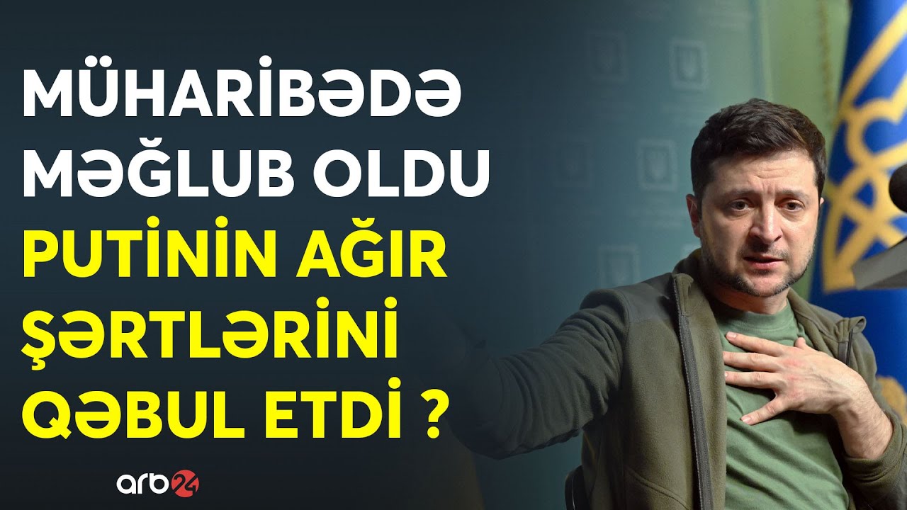 SON DƏQİQƏ! Moskva qələbəni ELAN EDİR? - Ukrayna müharibədə MƏĞLUB OLDU - Tramp Putinlə razılaşdı
