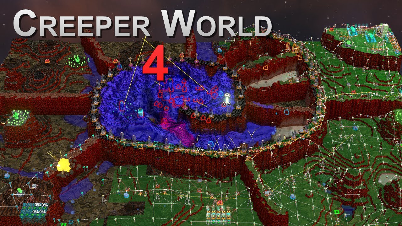 Destroy their base | Sleeper AI: Helix | Heritor | Creeper World 4 Gameplay