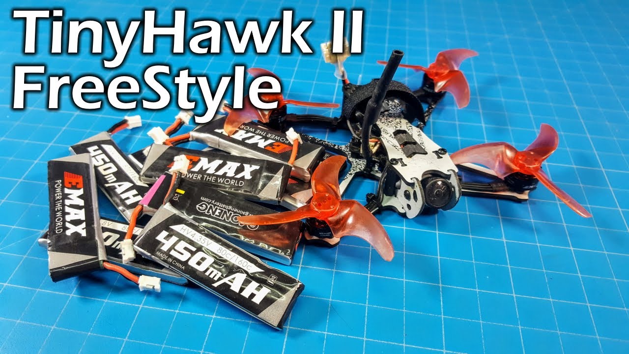 TinyHawk II FreeStyle // Upgraded Camera // 2x1s