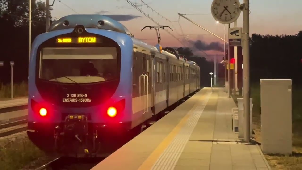 Poranek na linii kolejowej nr 147 (Zabrze Północne i Zabrze Maciejów)