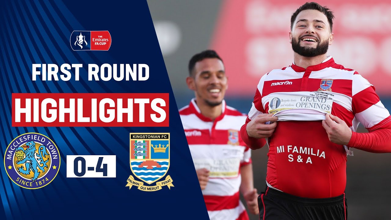 Non-League Kingstonian Dominate Macclesfield! | Macclesfield 0-4 Kingstonian | Emirates FA Cup 19/20