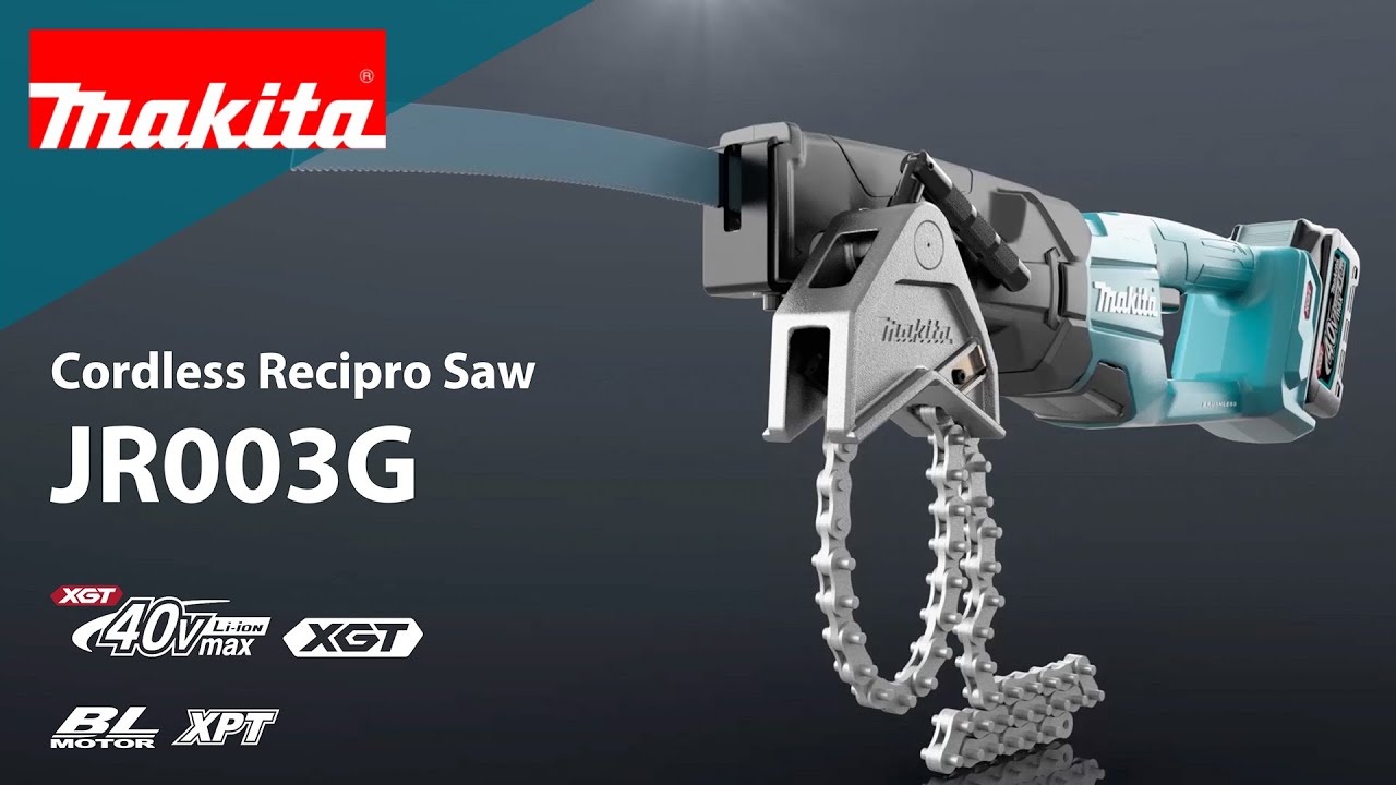 Makita CORDLESS RECIPRO SAW JR003G