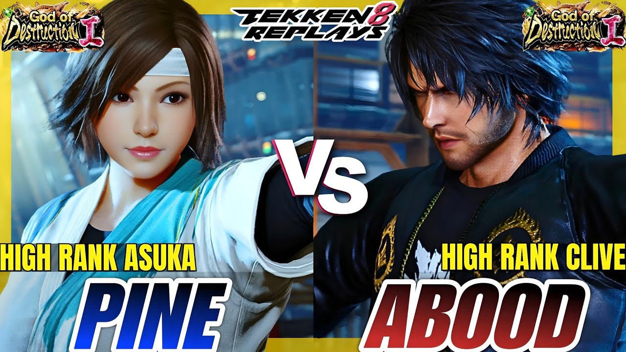 Tekken 8 - Pine Grocery (Asuka) vs Abood KingBH (Clive) - High Level Ranked Match Replay