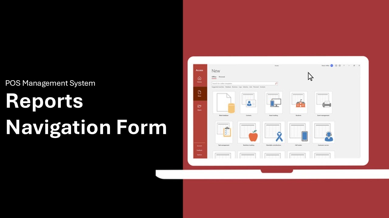How to Make POS System | 30- Reports Navigation Form