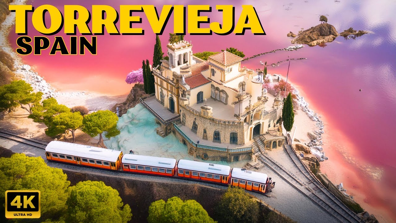 Torrevieja, Spain 🇪🇸 walking tour 4K Discover the salt land, Las Salinas and Pink Lake