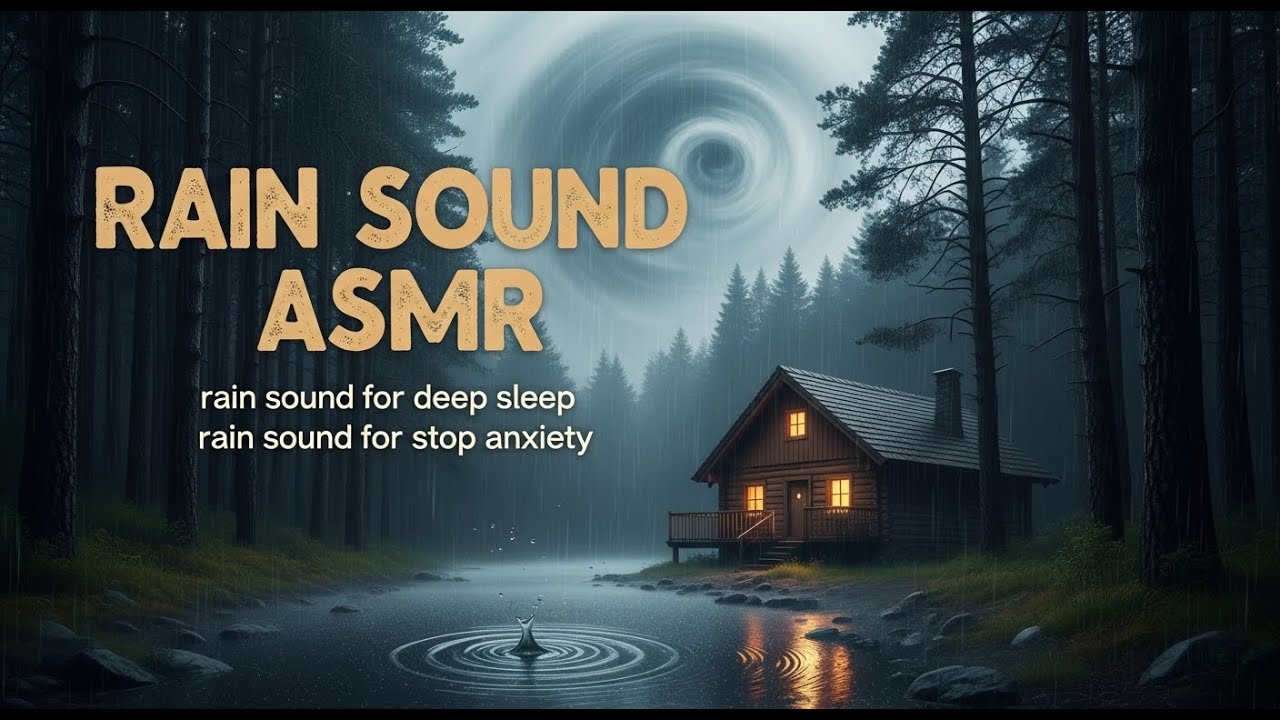 Lonely Night Rainstorm with Thunder for Deep Sleep and Mental Stillness to Drift into Deep Slee