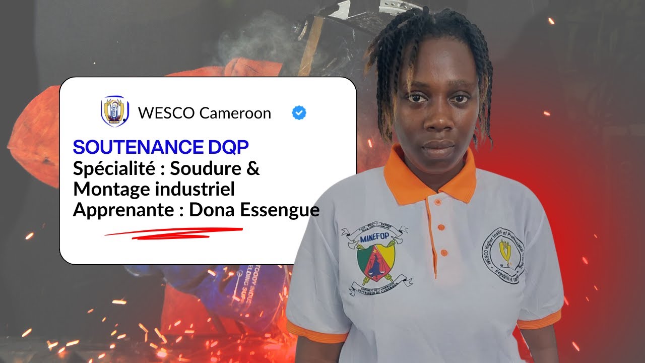 🎓𝐒𝐨𝐮𝐭𝐞𝐧𝐚𝐧𝐜𝐞 𝐞𝐧 𝐒𝐨𝐮𝐝𝐮𝐫𝐞 𝐞𝐭 𝐌𝐨𝐧𝐭𝐚𝐠𝐞 𝐈𝐧𝐝𝐮𝐬𝐭𝐫𝐢𝐞𝐥 : 𝐥𝐞 𝐩𝐚𝐫𝐜𝐨𝐮𝐫𝐬 𝐮𝐧𝐢𝐪𝐮𝐞 𝐝’𝐮𝐧𝐞 𝐟𝐞𝐦𝐦𝐞.