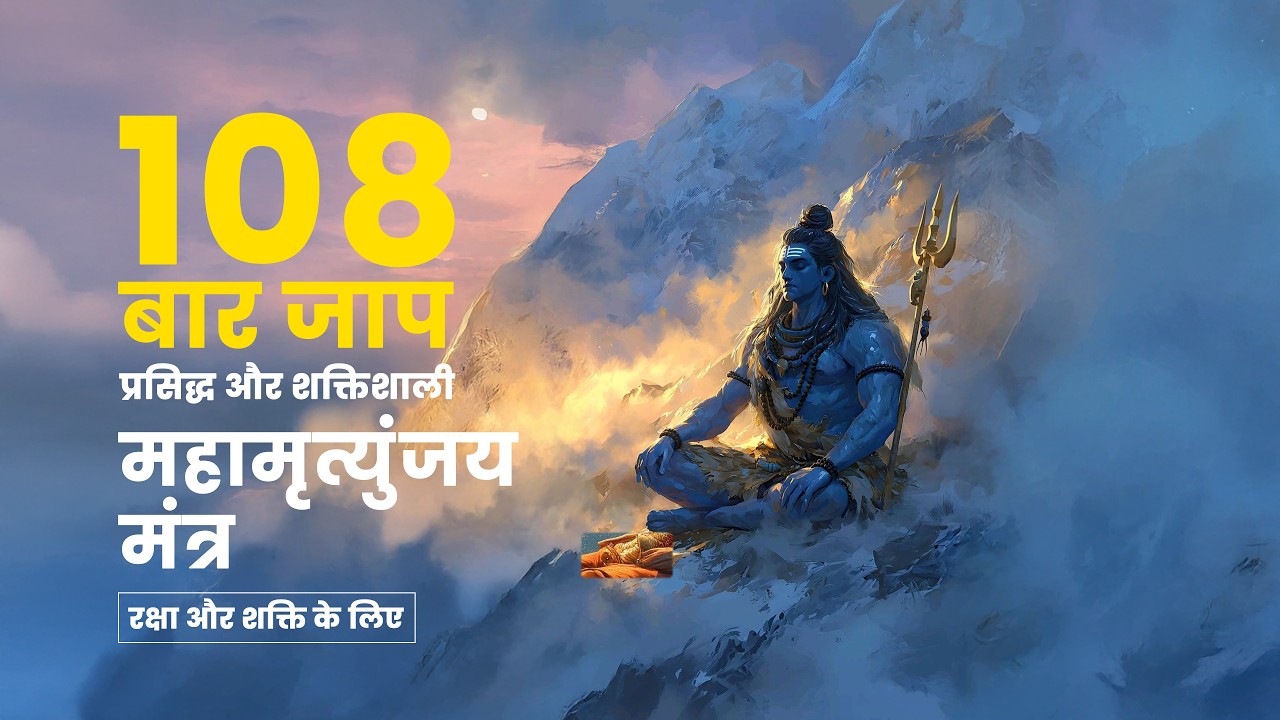 महामृत्युंजय मंत्र | 108 Times Maha Mrityunjaya Mantra Spiritual Healing Chant