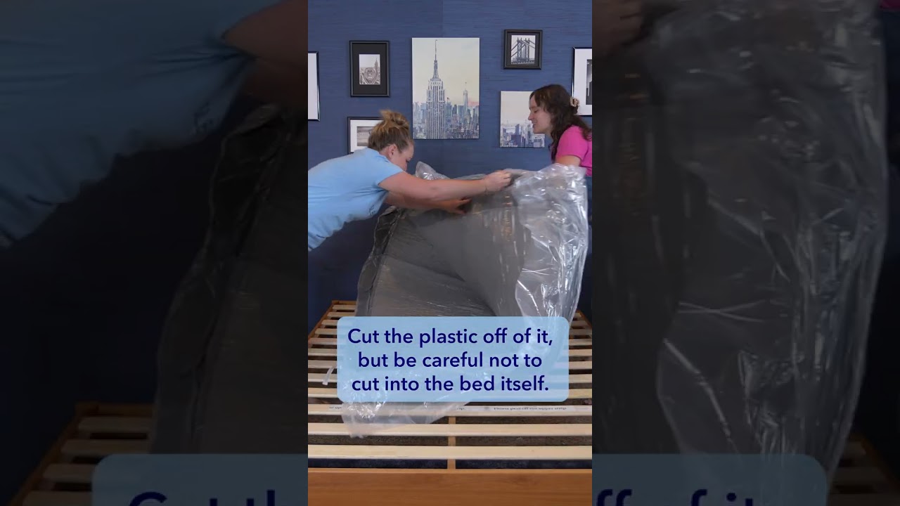 How To Unbox A Mattress #shorts