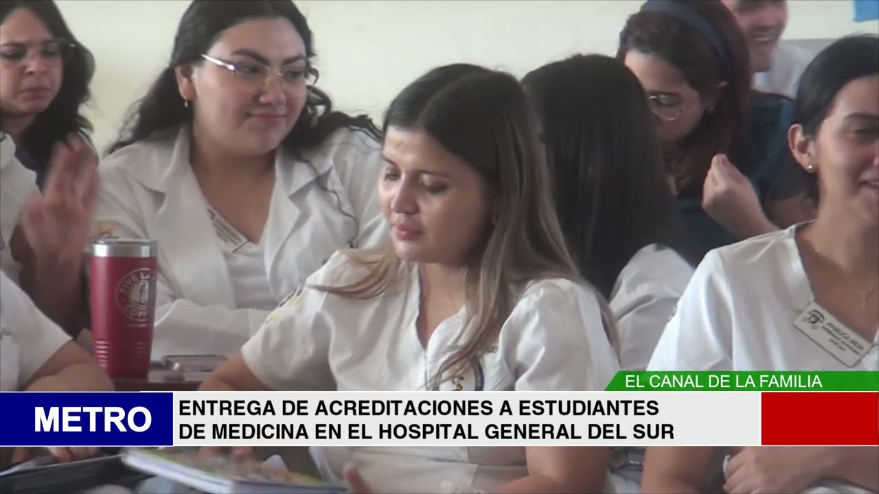 ENTREGA DE ACREDITACIONES A ESTUDIANTES DE MEDICINA EN EL HOSPITAL GENERAL DEL SUR
