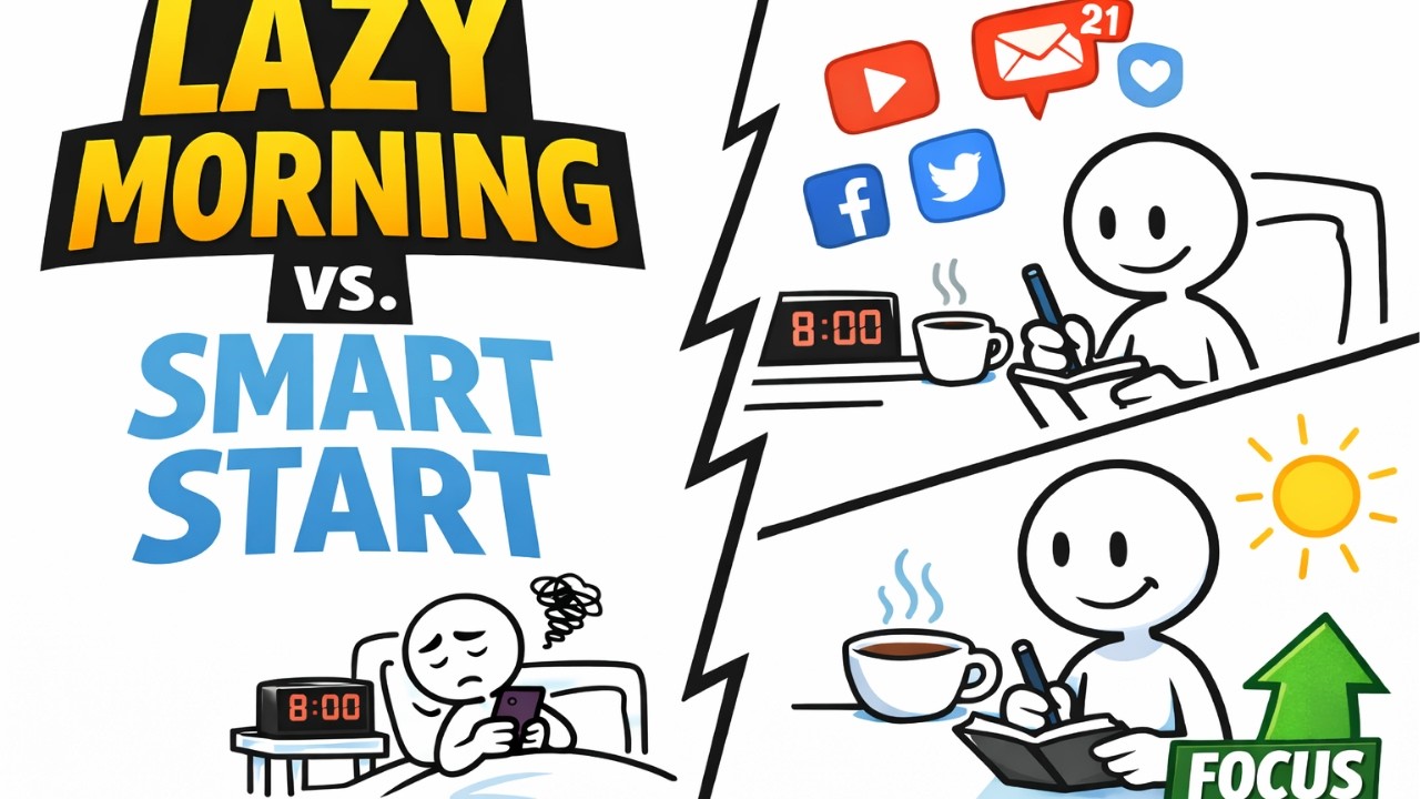 Do This for the First 60 Minutes After Waking Up I Productive Morning Routine For Students