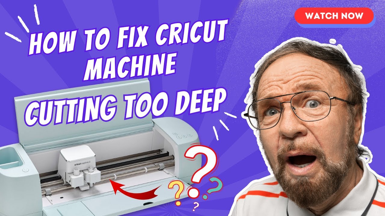 How to Fix Cricut Machine Blade Cutting too Deep #howtofix #cricutmachine #cuttingtodeep #cricutmade