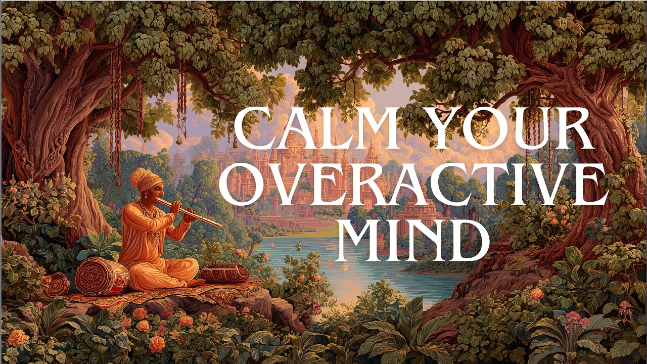 Flute For An Overactive Mind | Indian Classical Background Music | Heal, Focus, & Relax