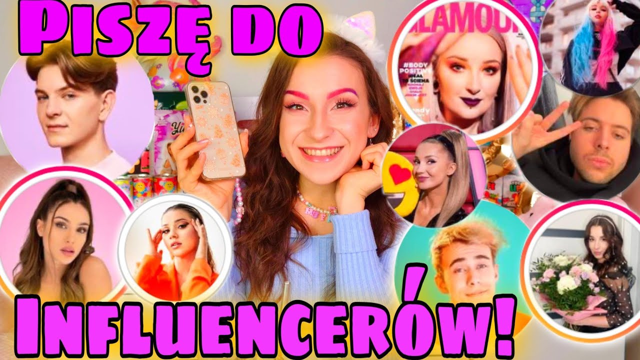 NAPISAŁAM DO ZNANYCH INFLUENCERÓW!😱NIE UWIERZYCIE KTO MI ODPISAŁ!