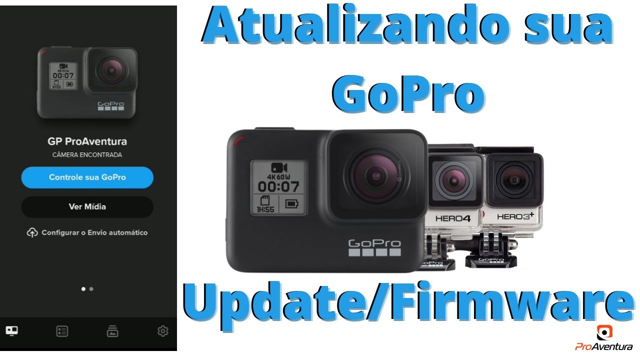 Como atualizar o Firmware de qualquer GoPro!! COMPLETO!