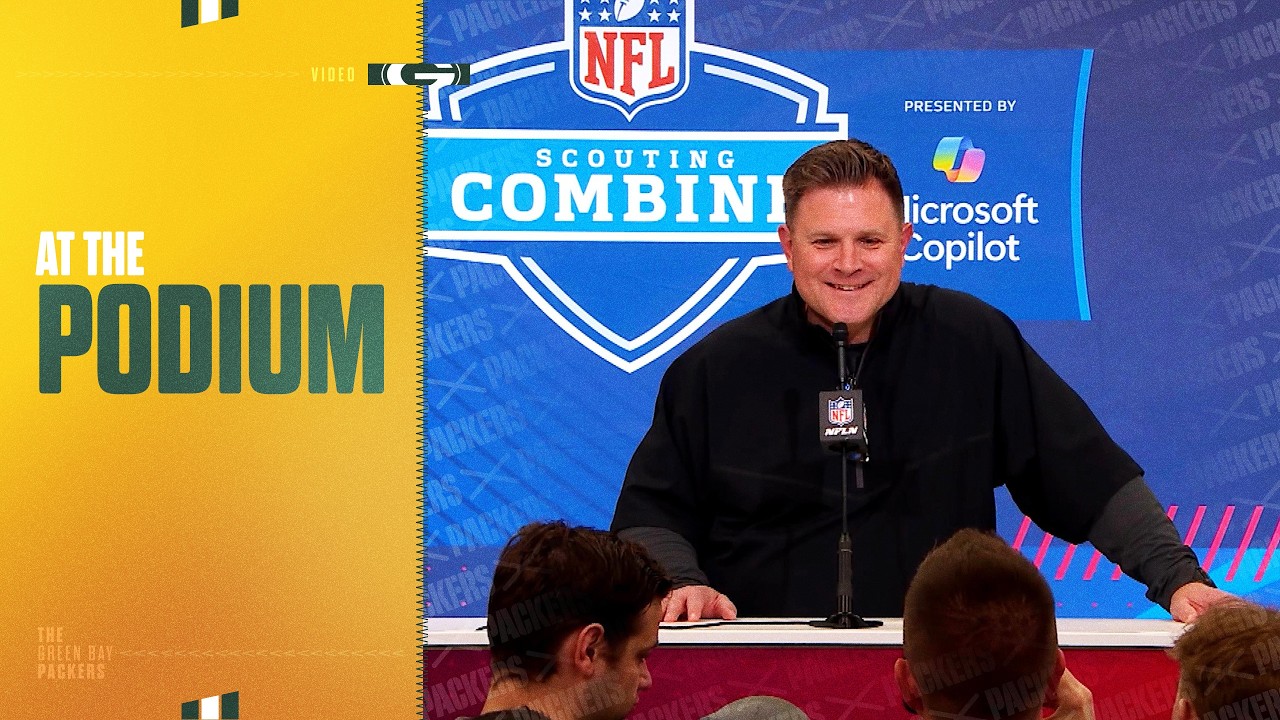 Brian Gutekunst on Matthew Golden: 'His ceiling is very, very high' | NFL Scouting Combine