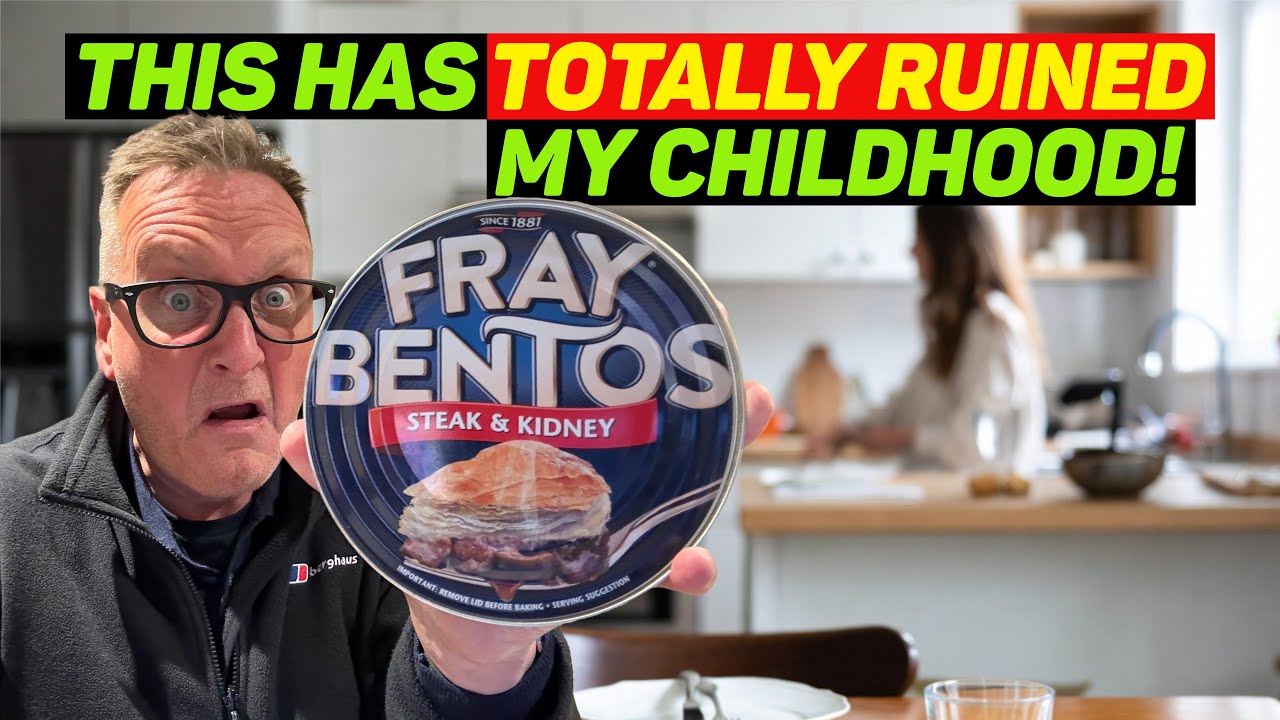 I TRIED a FRAY BENTOS Steak & Kidney Pie!  - Some things are BETTER LEFT in THE PAST!