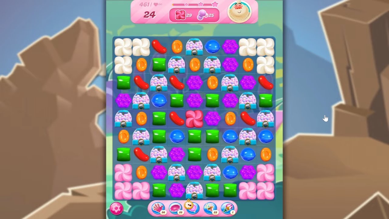 Candy Crush Saga LEVEL 461 NO BOOSTERS (new version)🐟☑️